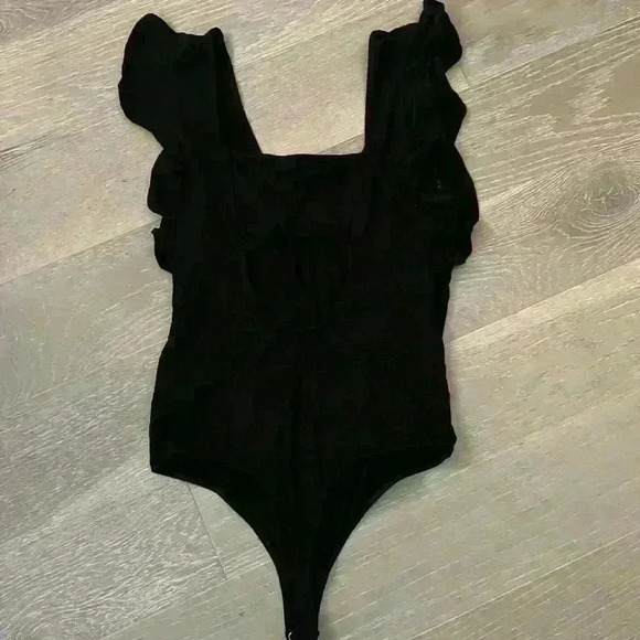 Free People Bodysuit Ruffle Sleeves - Picture 5 of 6
